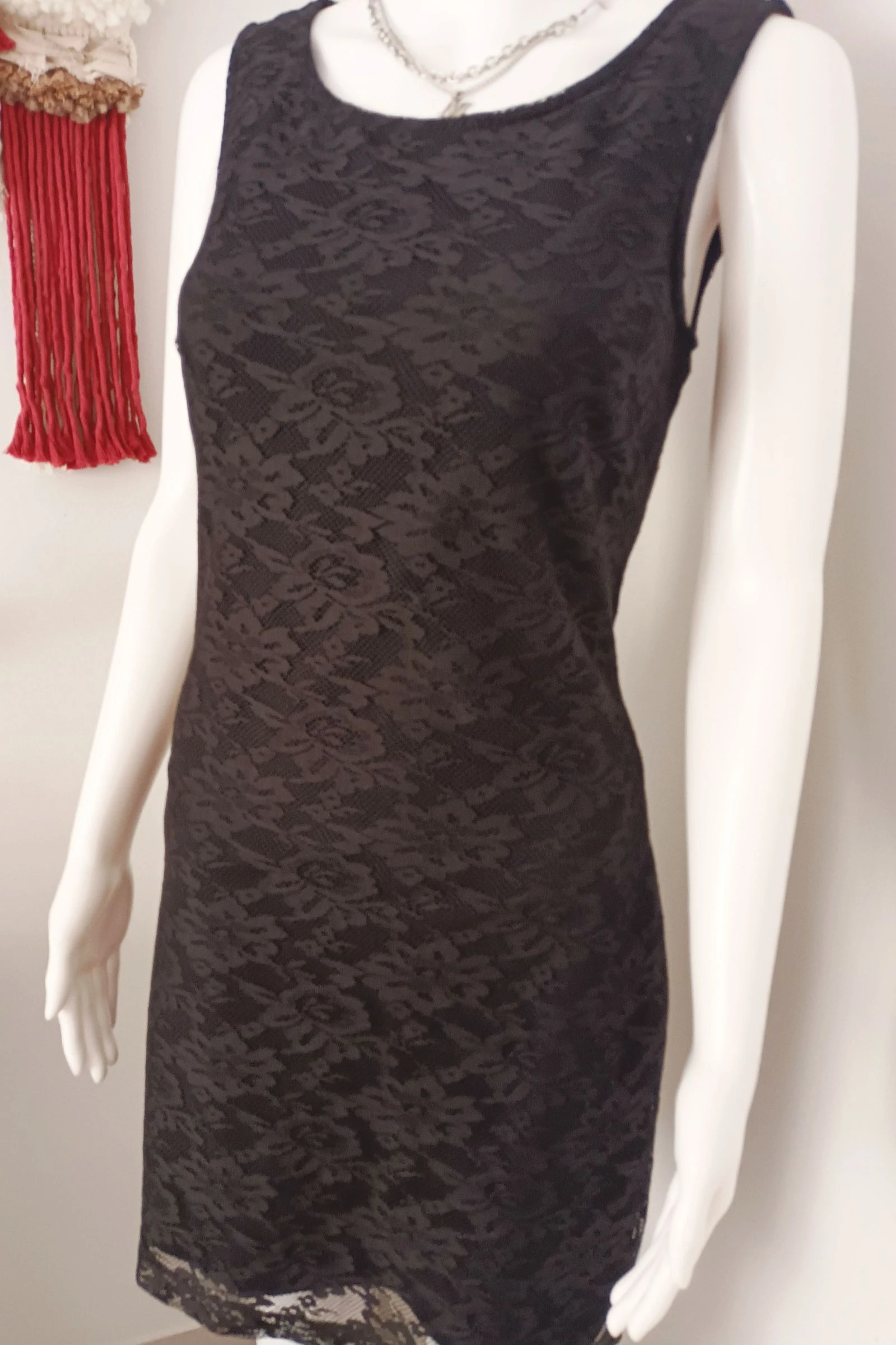 Korte zwarte kanten jurk edc by Esprit T.S. – photo 5